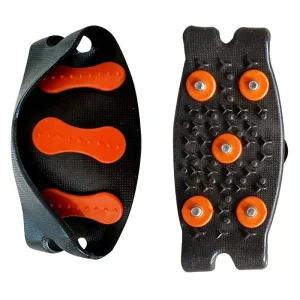 5 Teeth Cleats Shoe Slip On Snow & Ice Spikes Anti Slip Ice Traction Crampons