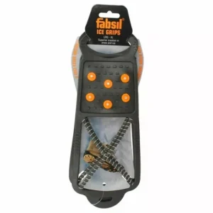 Fabsil Ice Grips Anti-Slip Shoe Spikes Universal Walking Traction Cleats Snow
